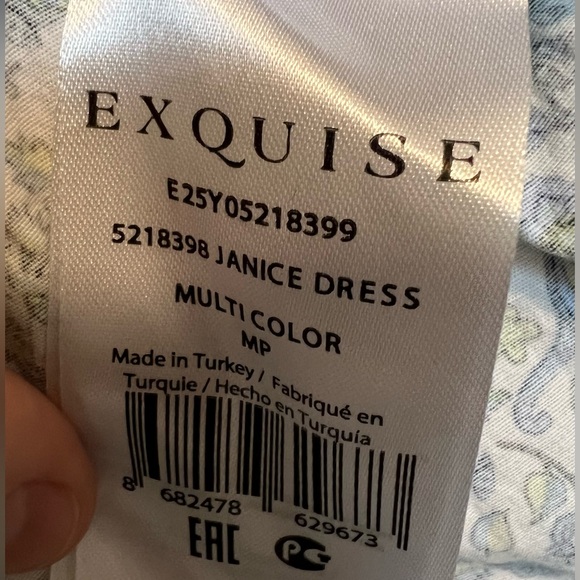 Exquise x Anthropologie Tobie Mini Shirt Dress in Multi-Floral, Size M (Petite) - Picture 10 of 12